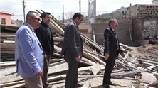 BAŞKAN ÖZDOĞAN OKUL İNŞAATINI İNCELEDİ
